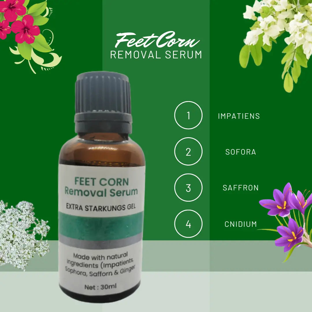 Contents of Feet Corn Removal Serum