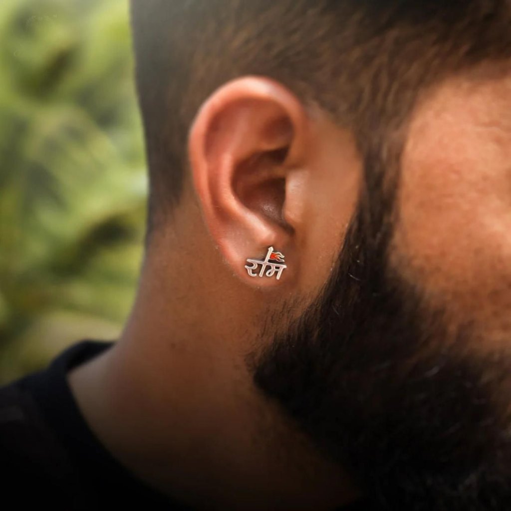 Silver Earrings for Men