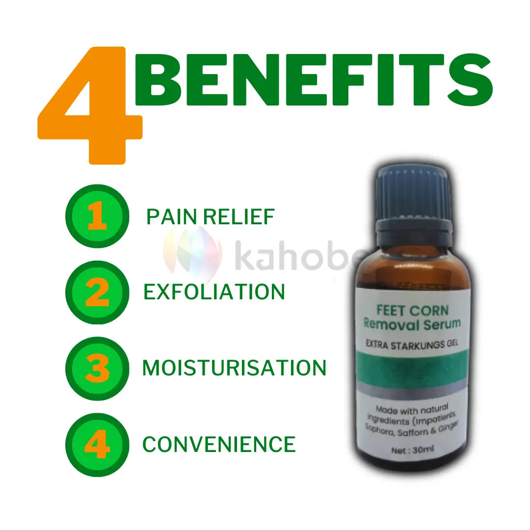 4 benefits of using Foot corn medicine